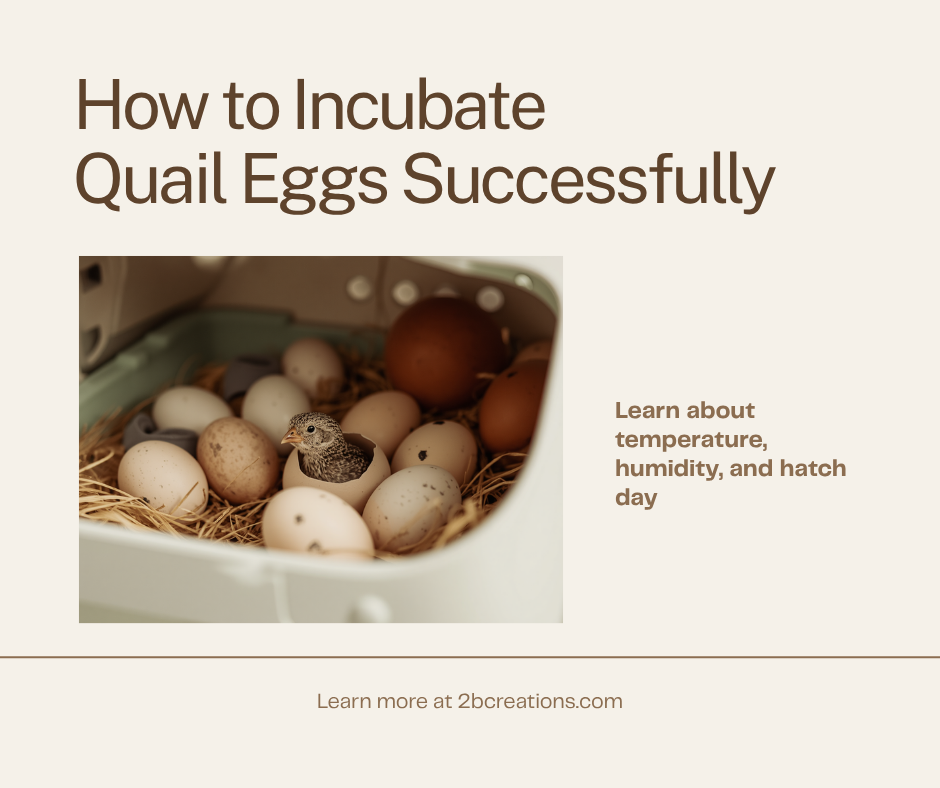 How to incubate Coturnix quail eggs