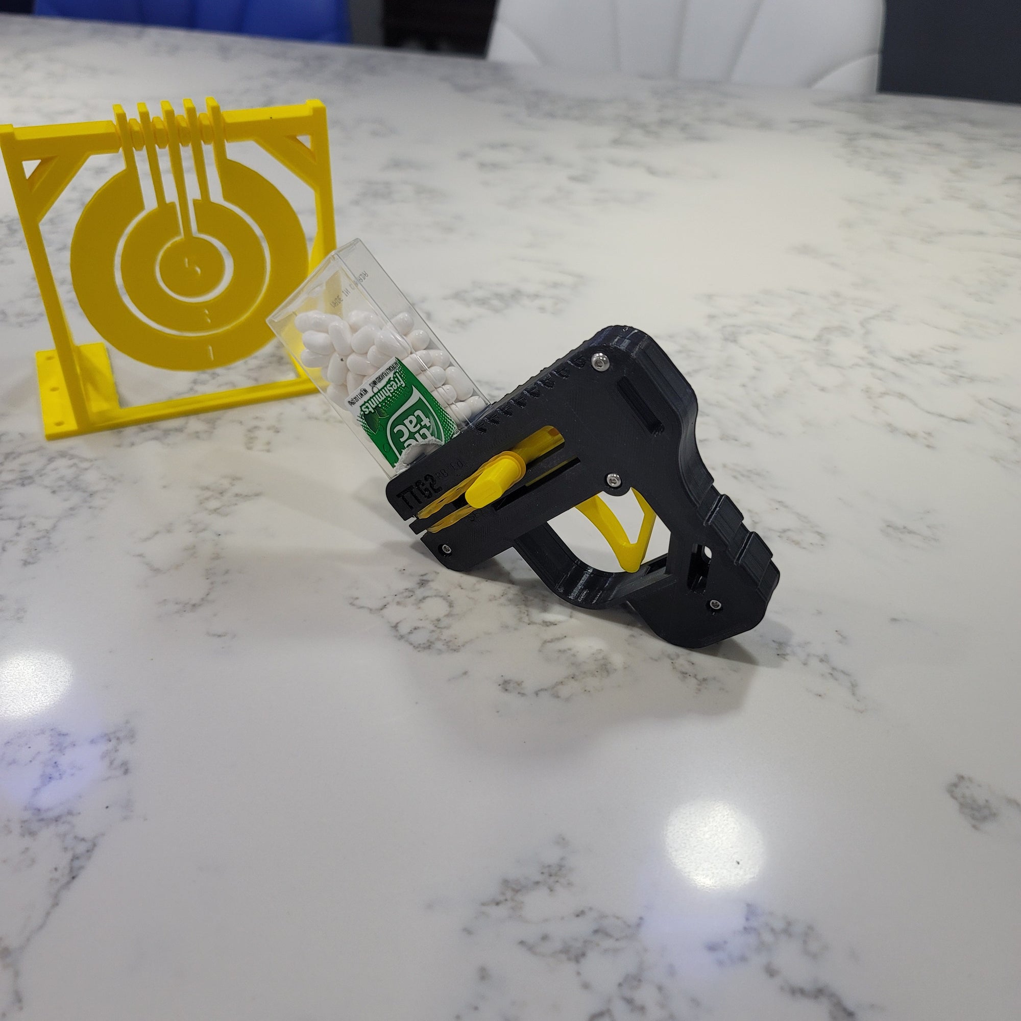 Combo Tic Tac Shooter w/ Hanging Target | Fun | Toy | One Box of Ammo Included | Great Stocking Stuffer