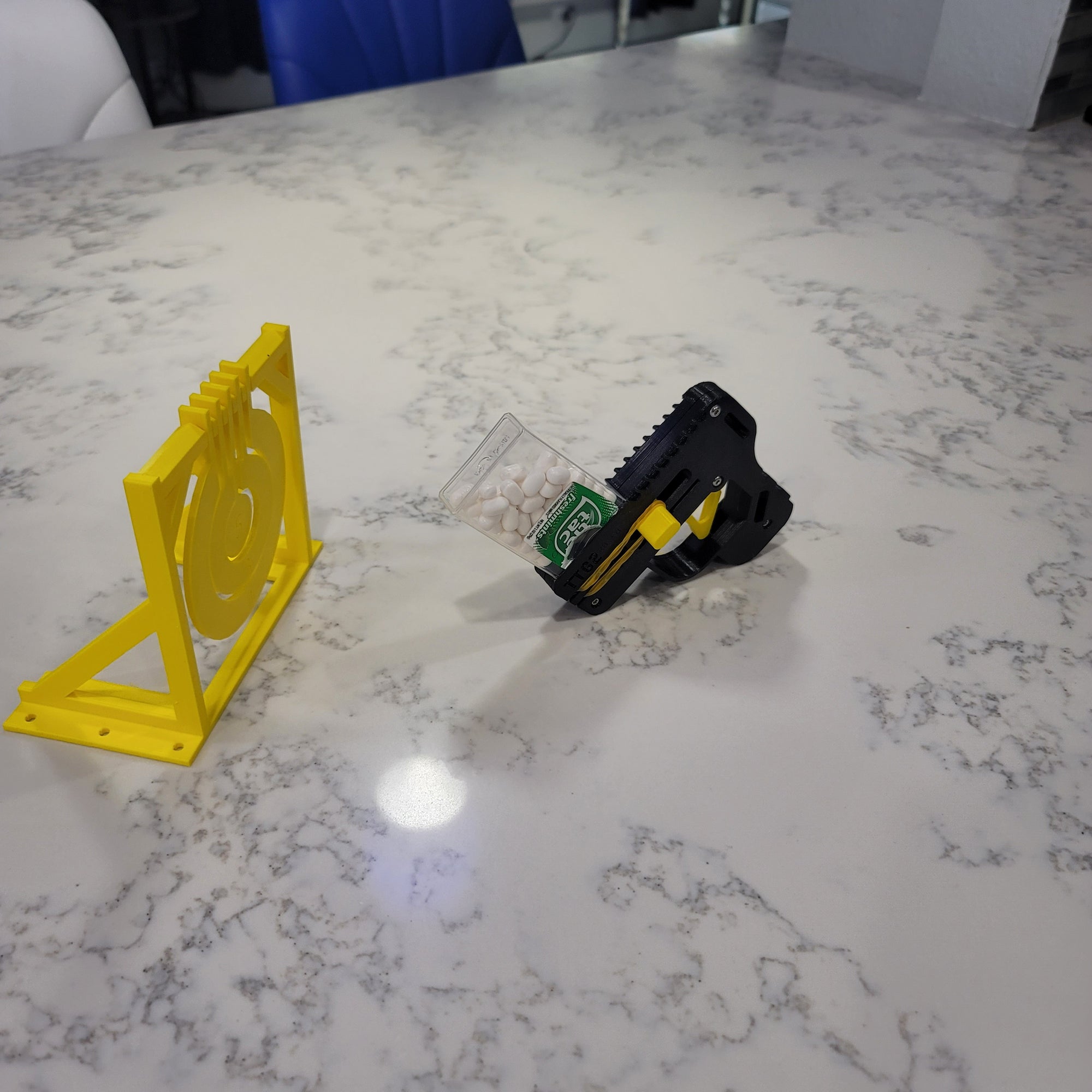 Combo Tic Tac Shooter w/ Hanging Target | Fun | Toy | One Box of Ammo Included | Great Stocking Stuffer