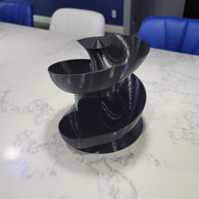 Load image into Gallery viewer, Handcrafted Quail Egg Holder | Spiral Tower Fruit Display | Designed and Made by 2B Creations in USA
