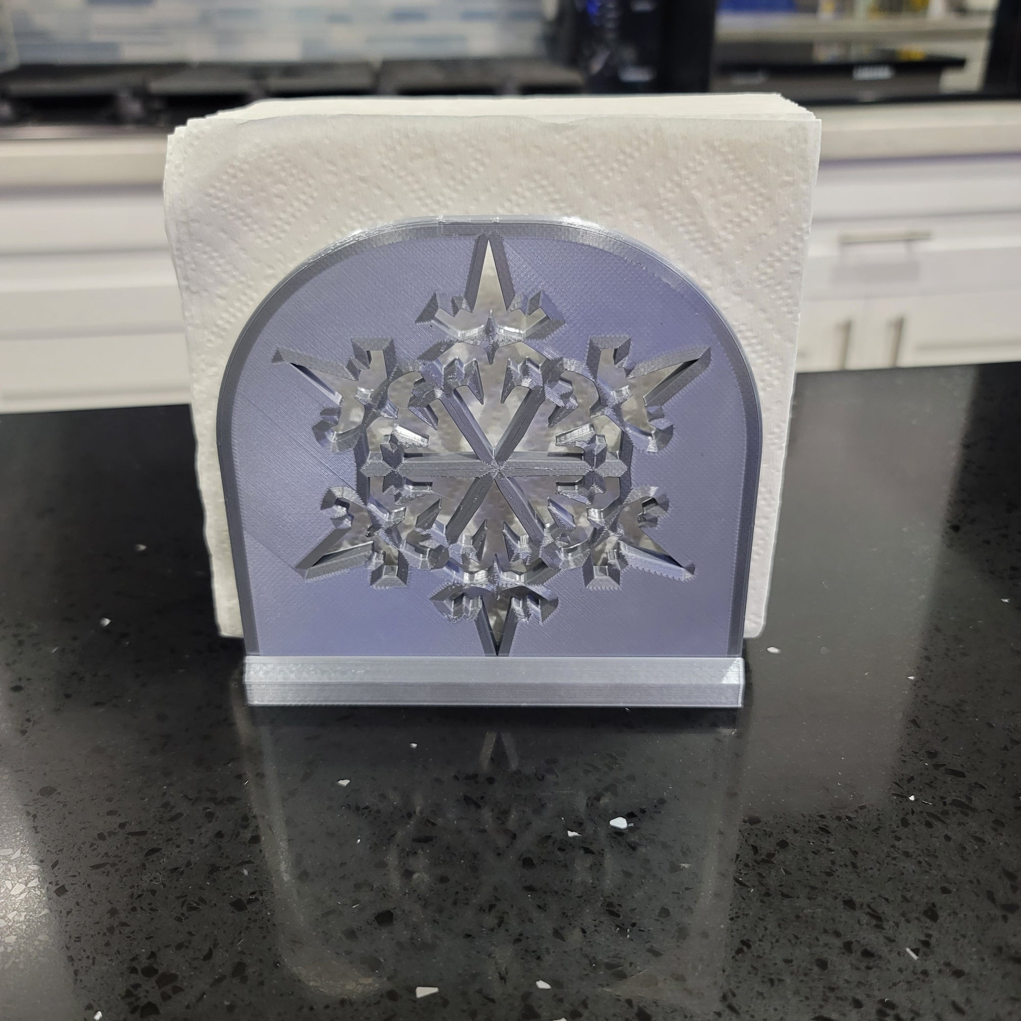 Snowflake Napkin Holder | Winter | Christmas | Kitchen | Decor | Made in USA