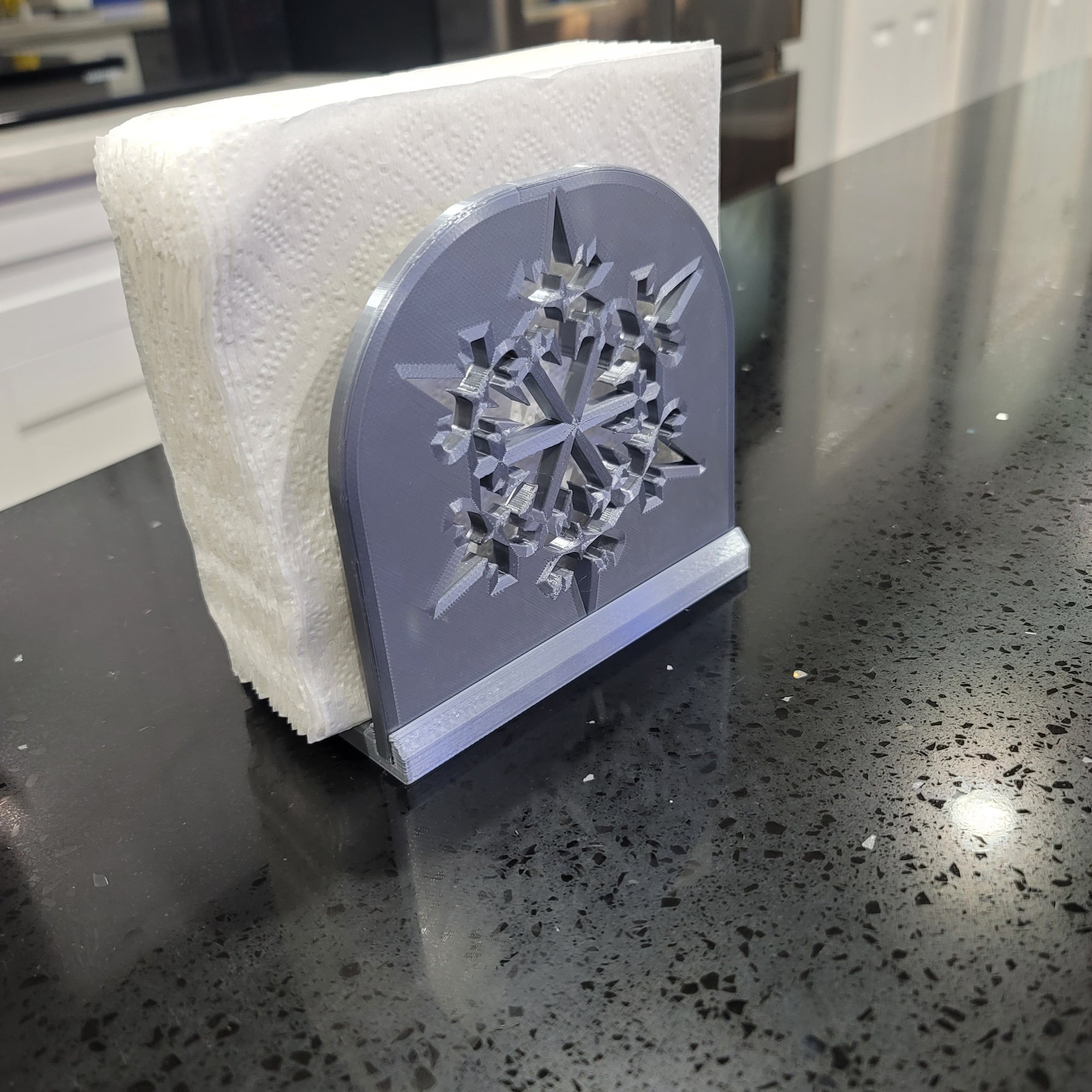 Snowflake Napkin Holder | Winter | Christmas | Kitchen | Decor | Made in USA