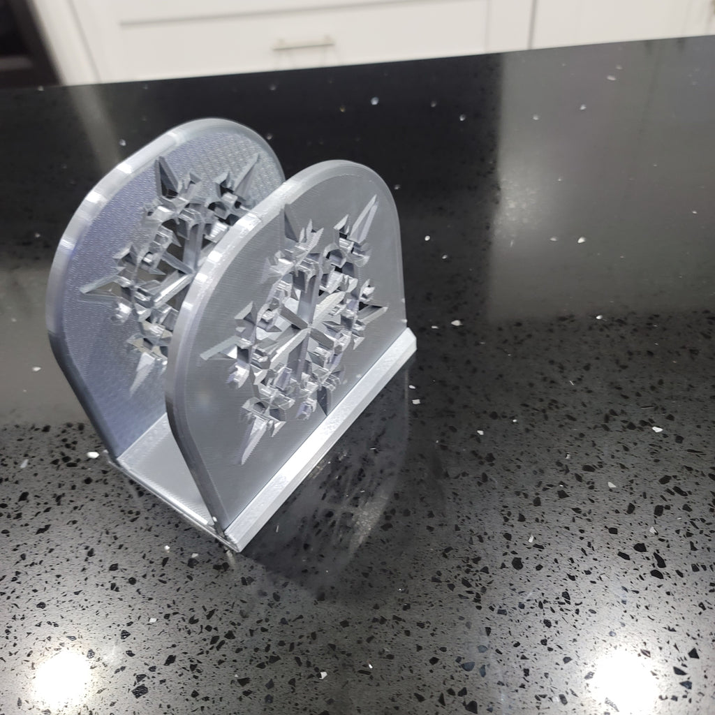 Snowflake Napkin Holder | Winter | Christmas | Kitchen | Decor | Made in USA