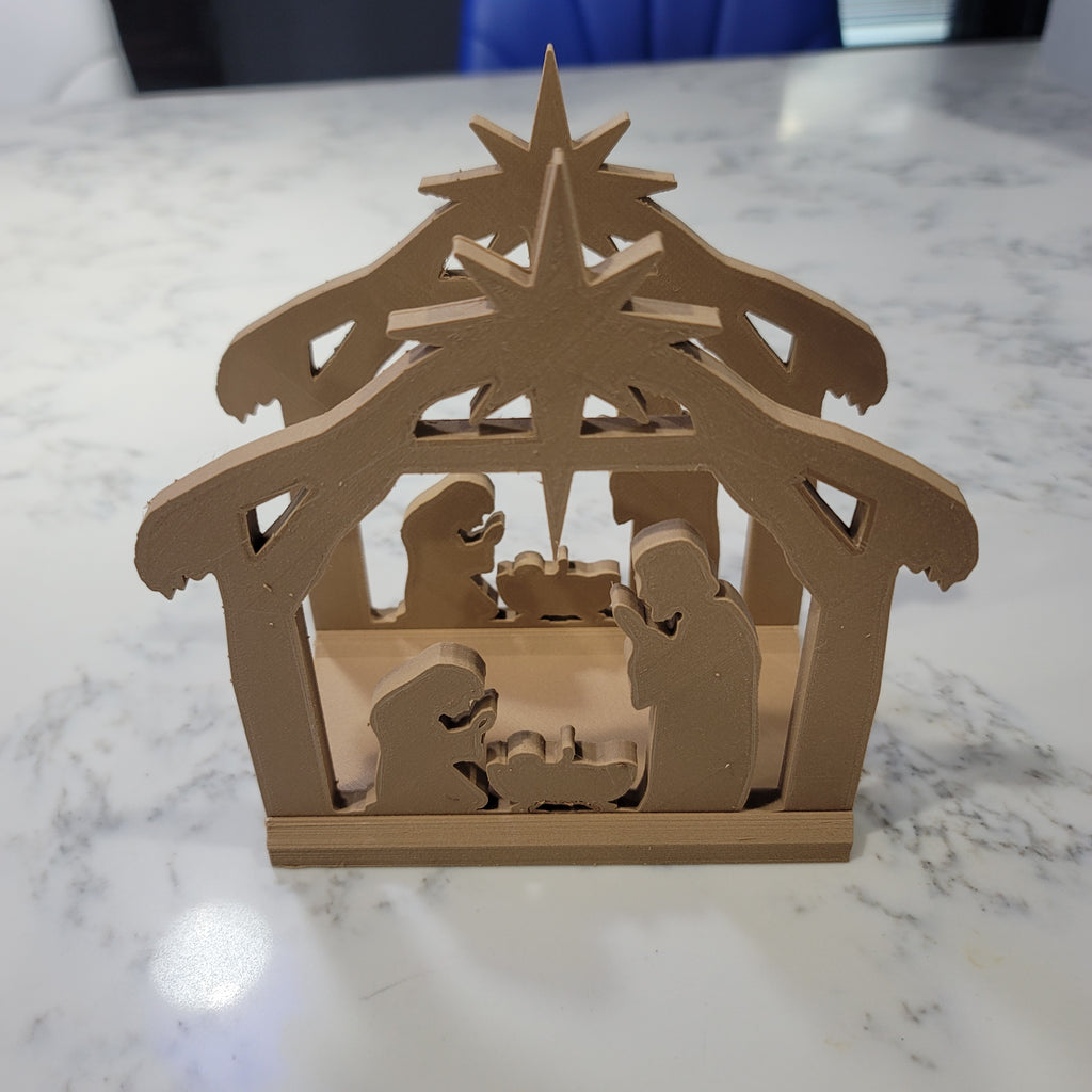 Manger Scene Napkin Holder | Winter | Christmas | Kitchen | Decor | Made in USA