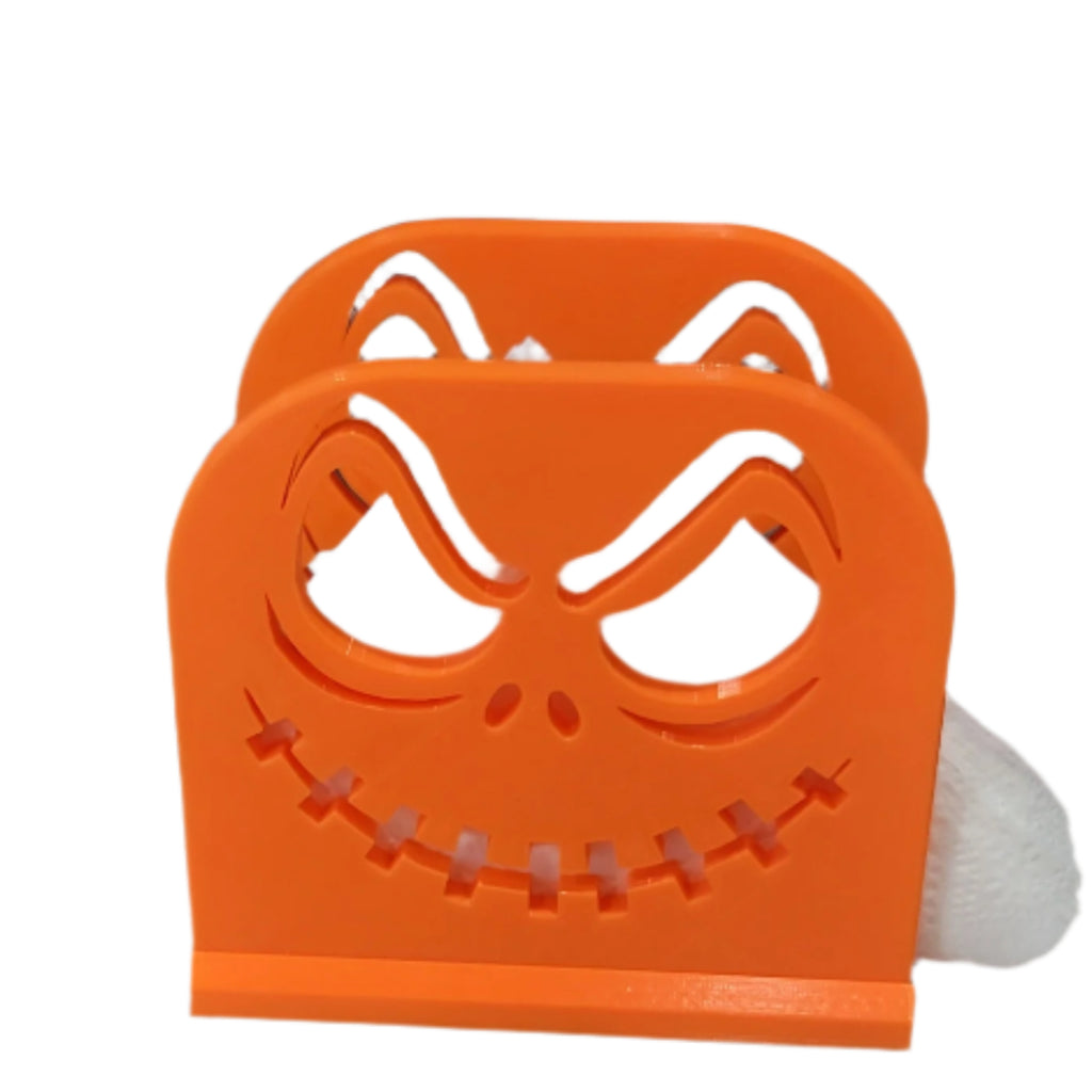 Scary Face Napkin Holder | Halloween | Pumpkin | Kitchen | Decor | Made in USA