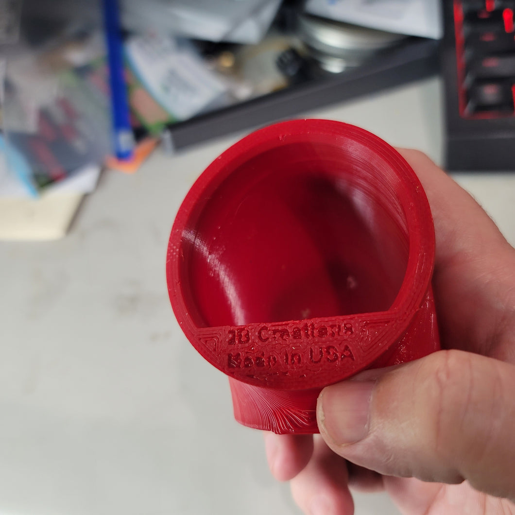 The Original Quail Feed Saver Port 2inch diameter by 2B Creations | No Waste Feed Ports | Saves You Money | Made in USA