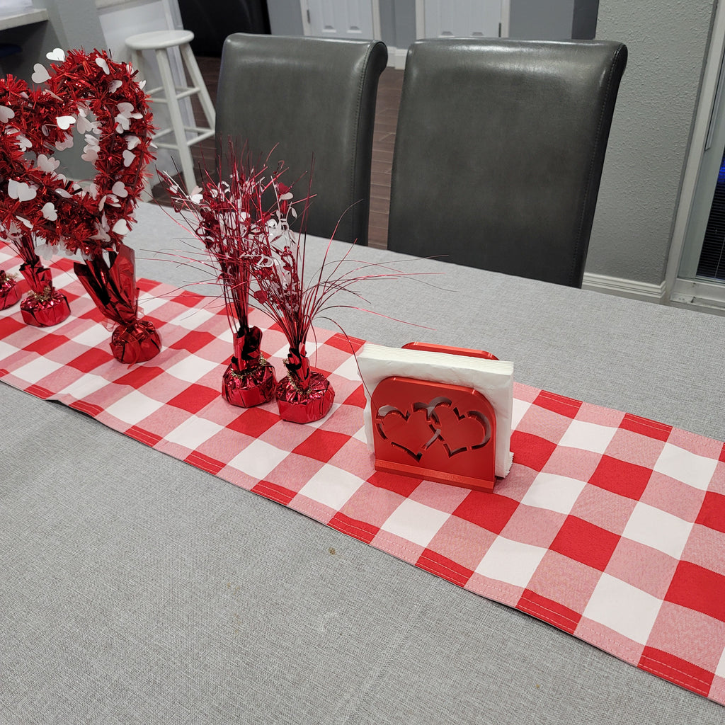 Double Heart Napkin Holder. Stylish and durable napkin holder. Pick your favorite color. Stunning and Eye Catching