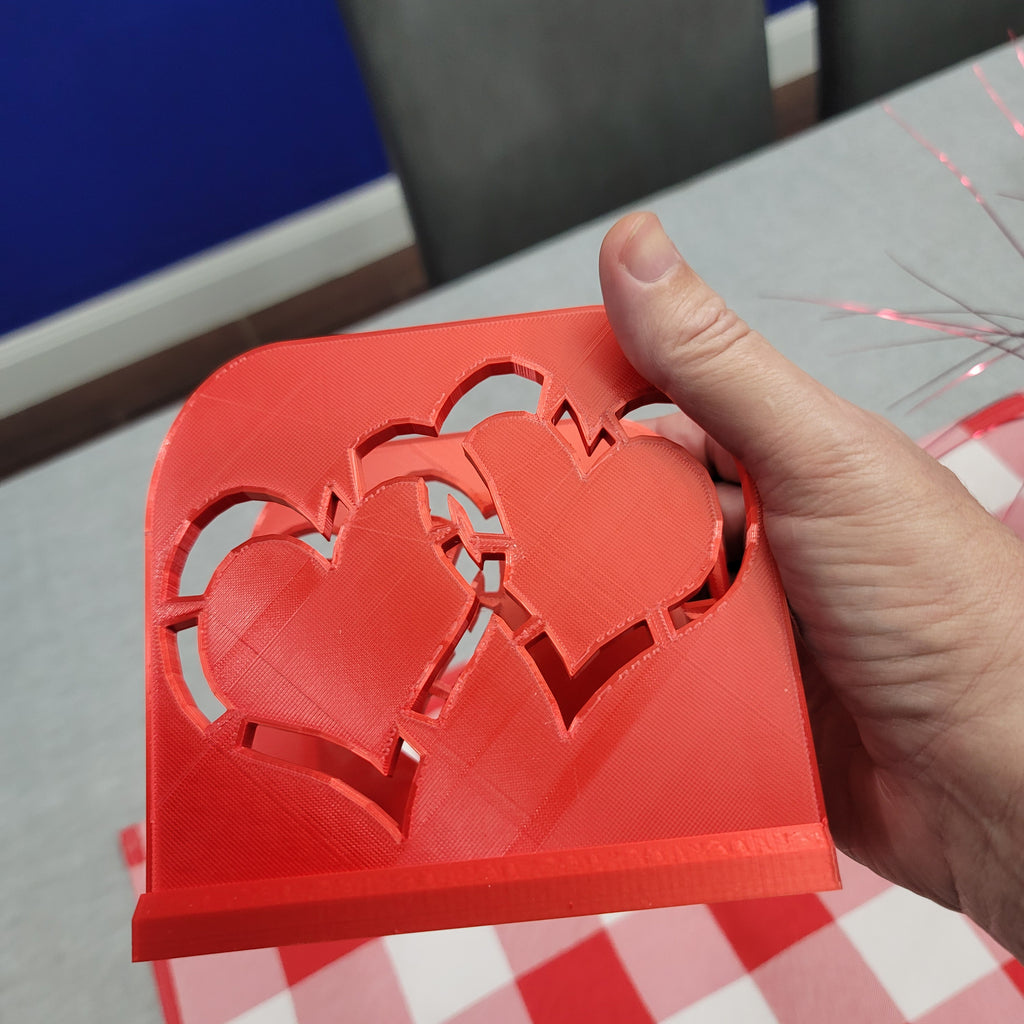 Double Heart Napkin Holder. Stylish and durable napkin holder. Pick your favorite color. Stunning and Eye Catching
