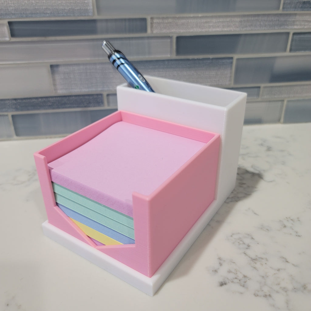 Desk Organizer with removeable box. Holds phone, pens, post-it notes, anything. Organize your desk space today.