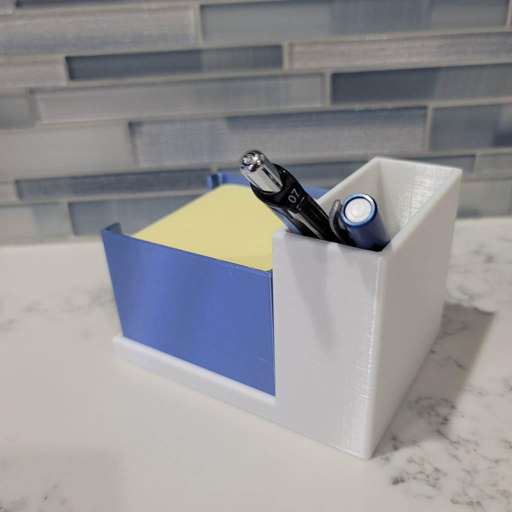 Desk Organizer with removeable box. Holds phone, pens, post-it notes, anything. Organize your desk space today.