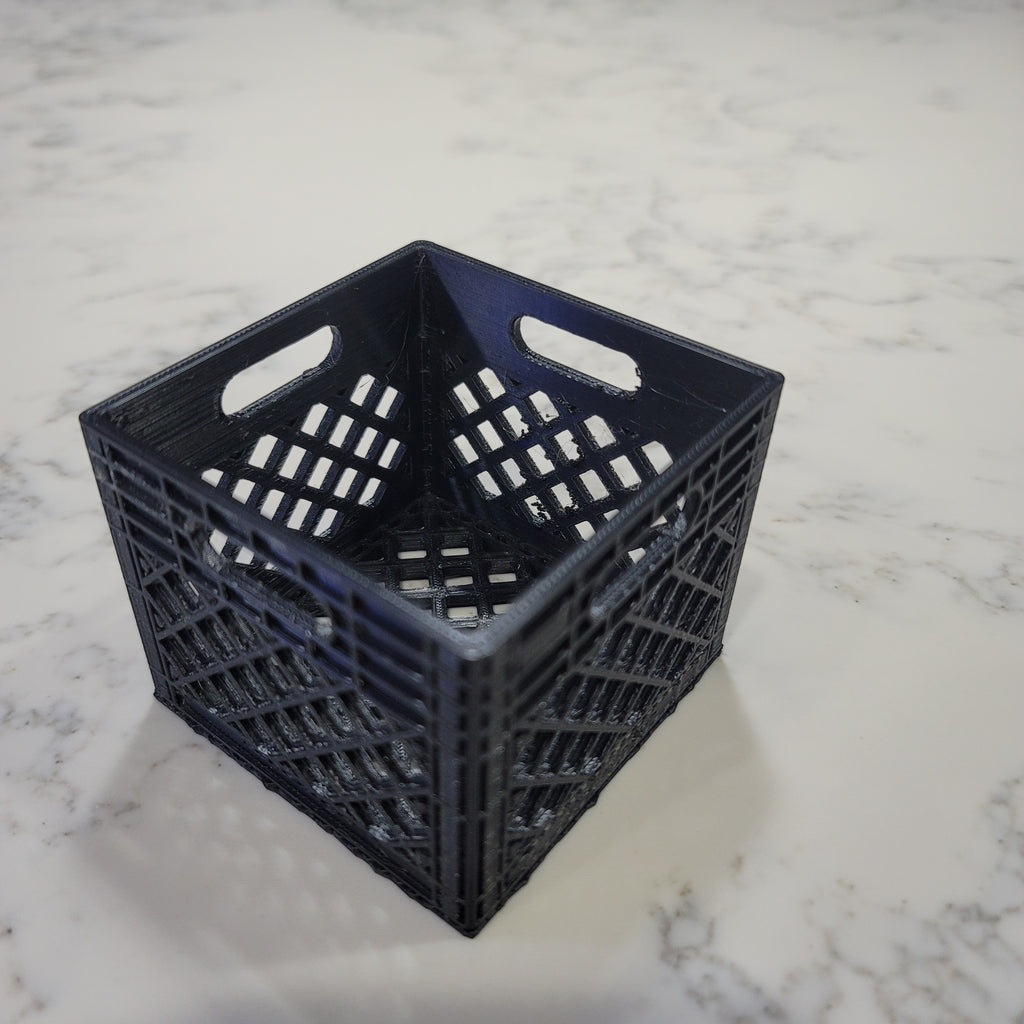 Mini Milk Crate / 1 Inch comes in pack of 4. Size Options Vary.