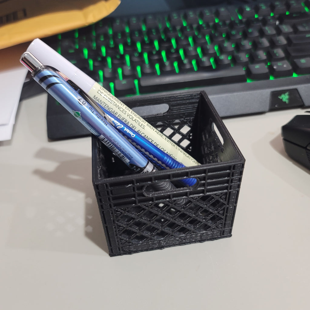 Mini Milk Crate / 1 Inch comes in pack of 4. Size Options Vary.