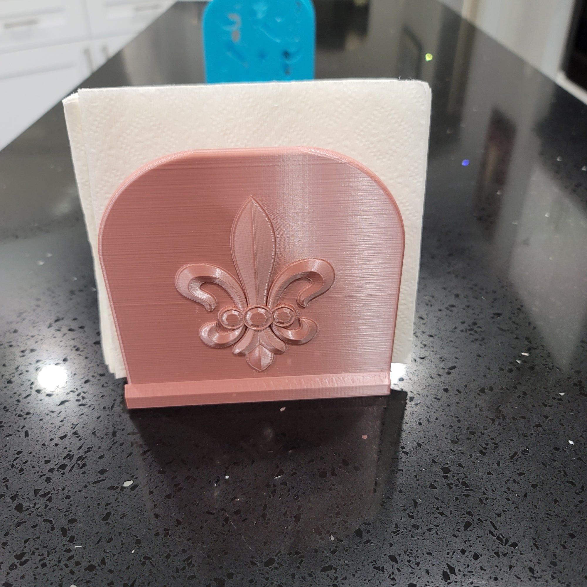 Fleur De Lis Napkin Holder | Kitchen | Patio | Deck | New Orleans | Decorative
