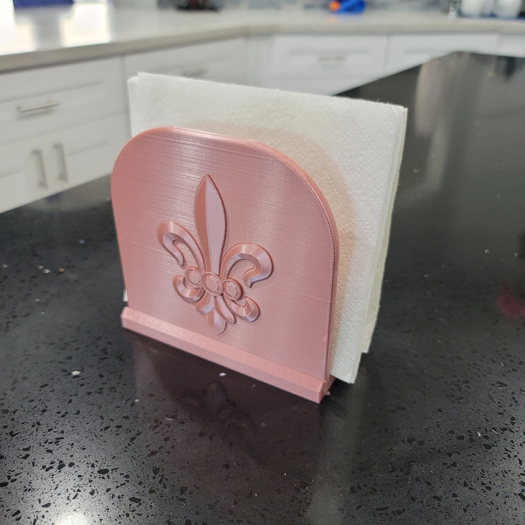 Fleur De Lis Napkin Holder | Kitchen | Patio | Deck | New Orleans | Decorative