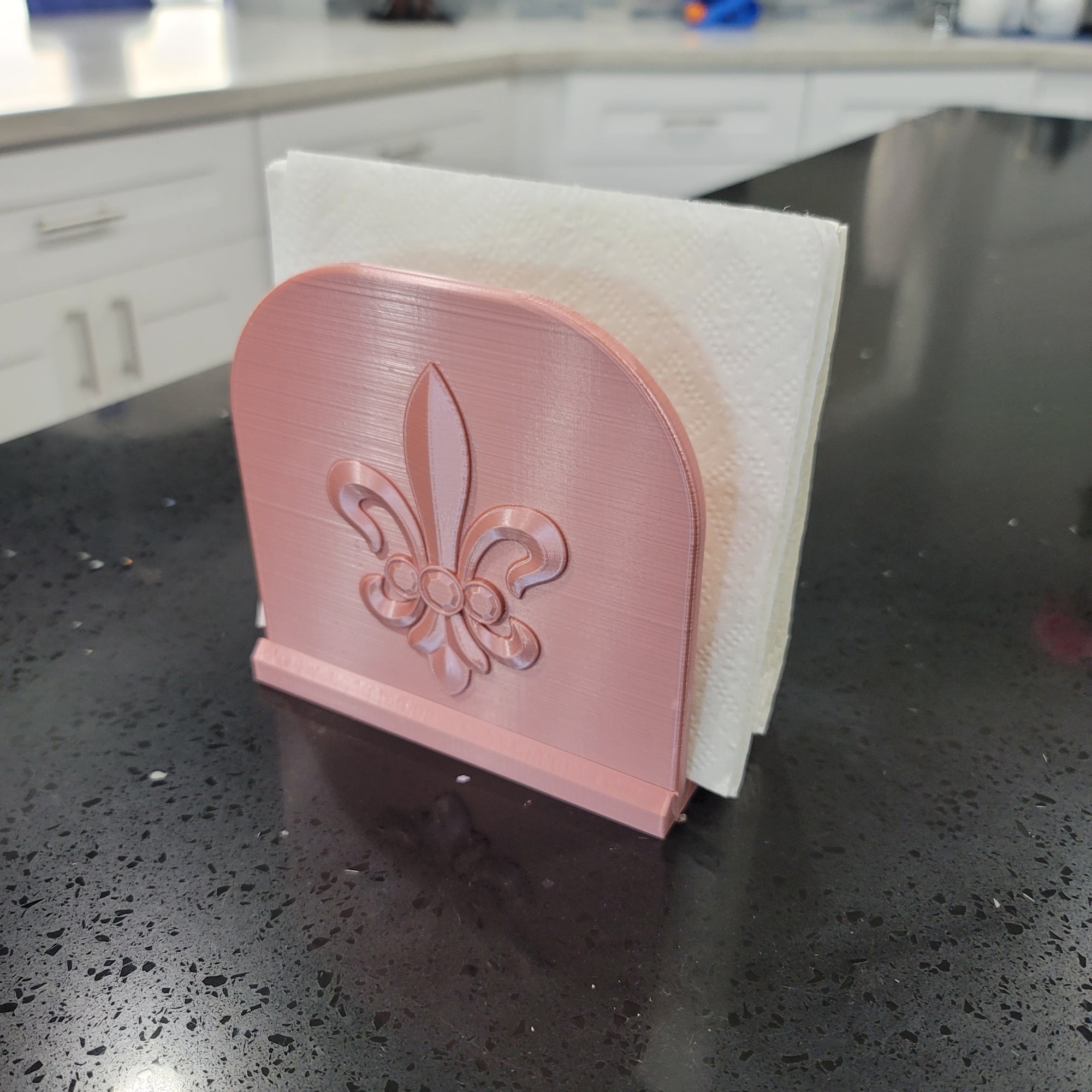 Fleur De Lis Napkin Holder | Kitchen | Patio | Deck | New Orleans | Decorative