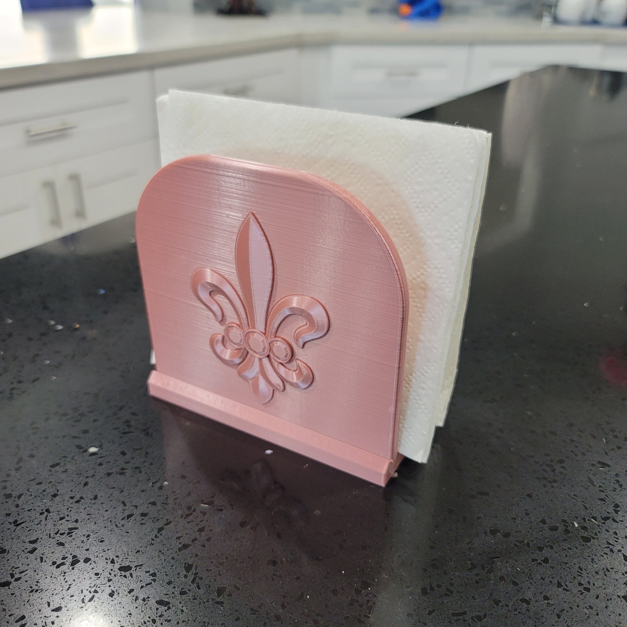 Fleur De Lis Napkin Holder | Kitchen | Patio | Deck | New Orleans | Decorative