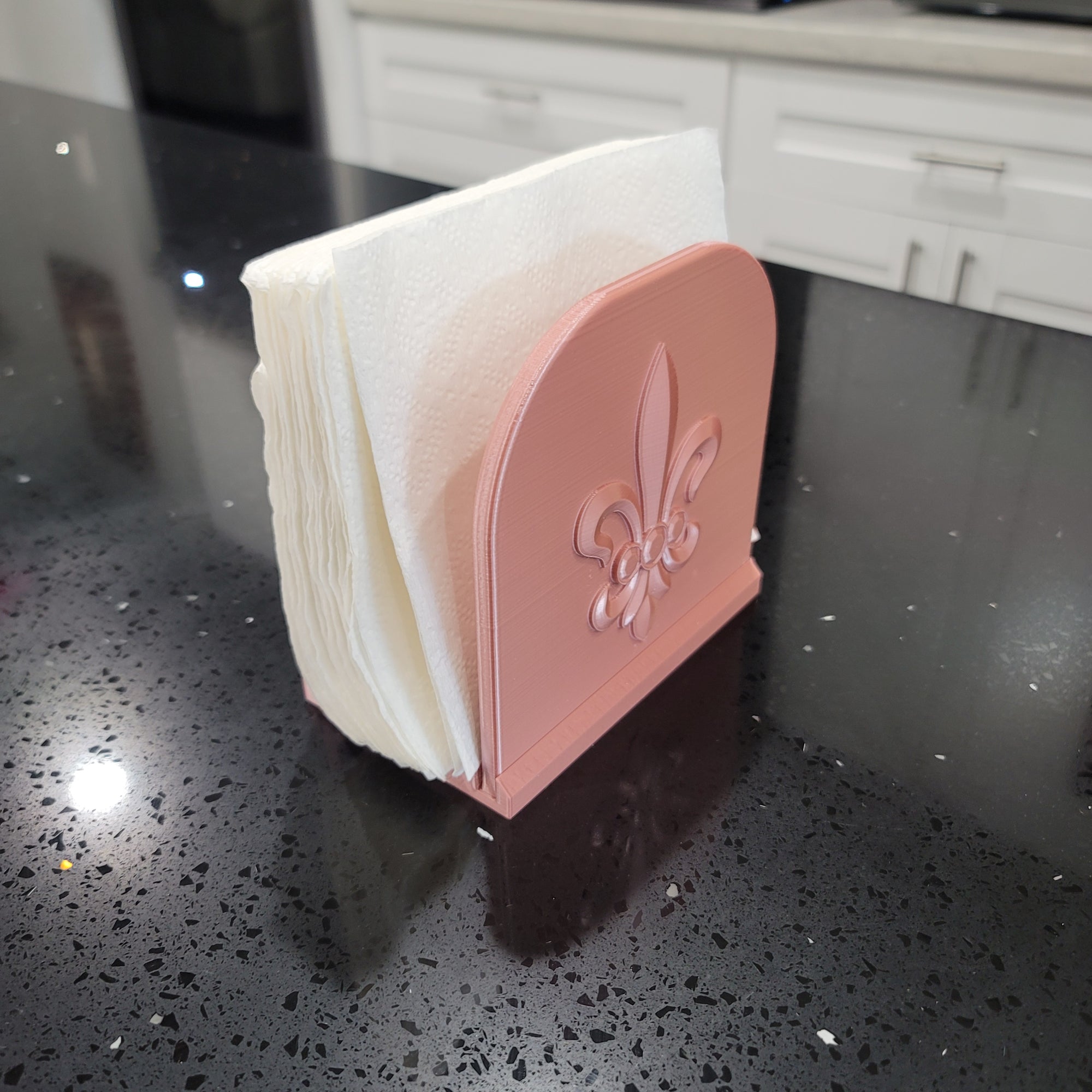 Fleur De Lis Napkin Holder | Kitchen | Patio | Deck | New Orleans | Decorative