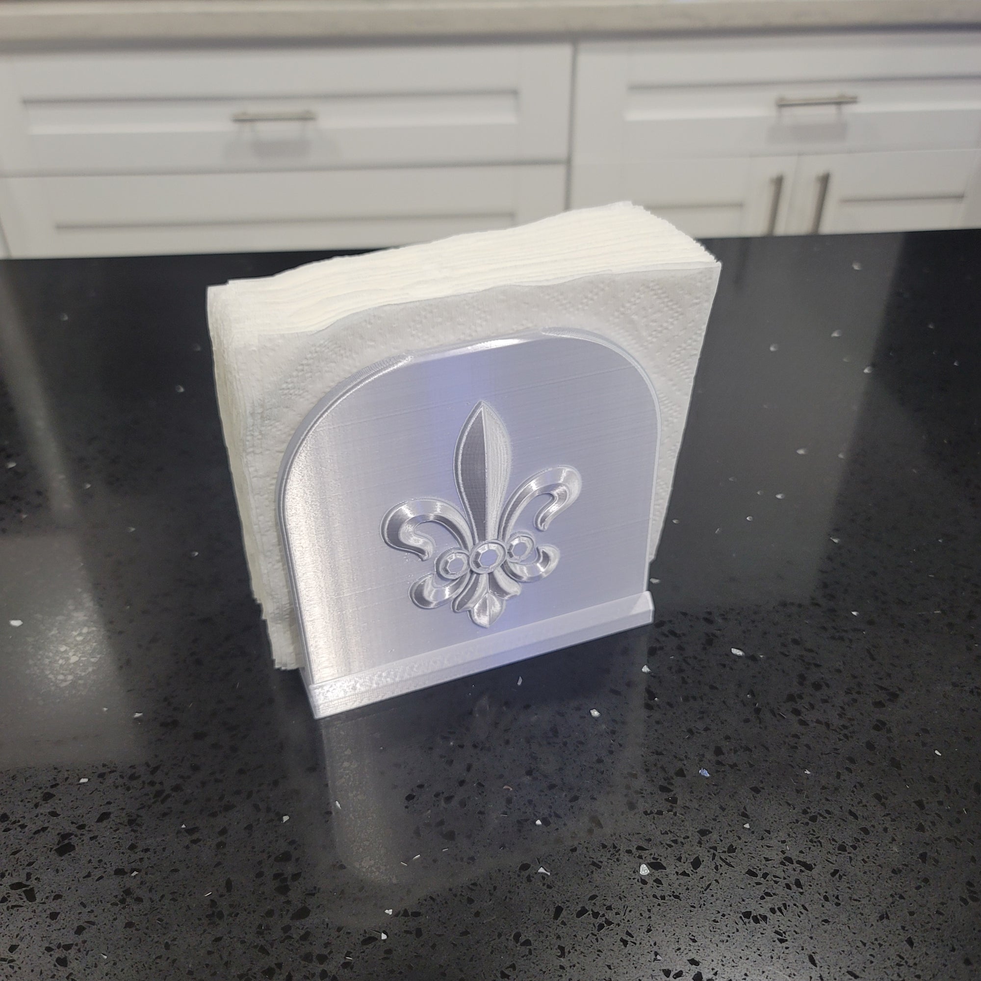 Fleur De Lis Napkin Holder | Kitchen | Patio | Deck | New Orleans | Decorative