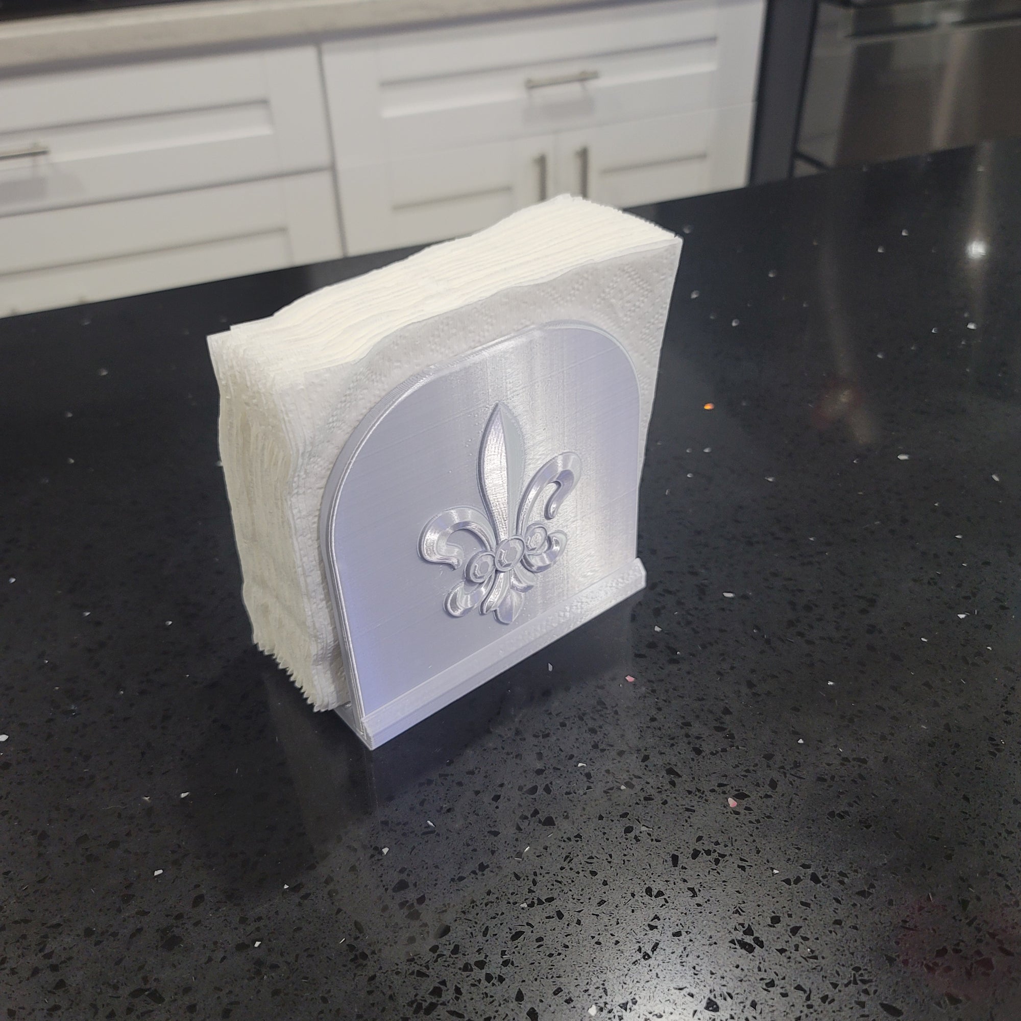 Fleur De Lis Napkin Holder | Kitchen | Patio | Deck | New Orleans | Decorative