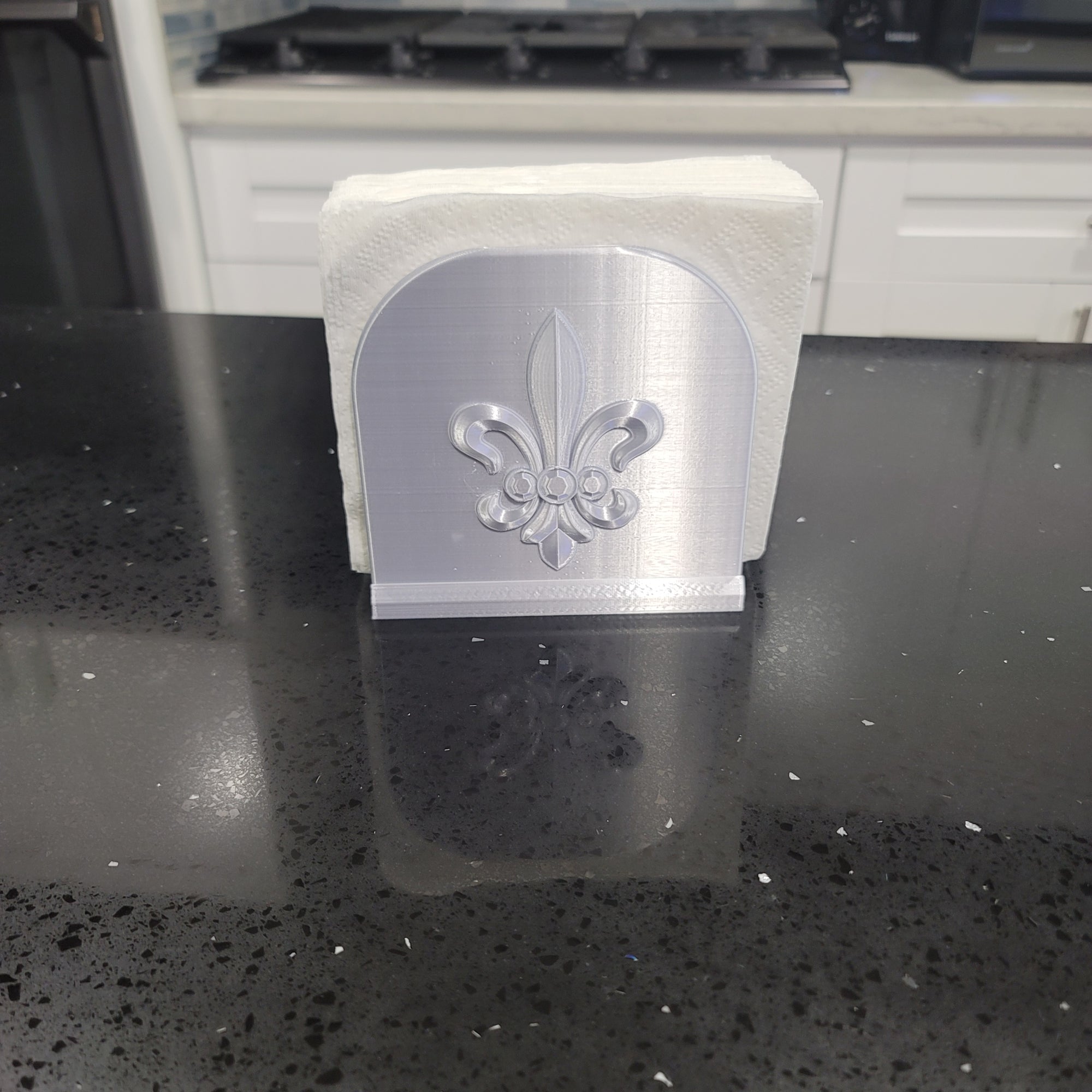 Fleur De Lis Napkin Holder | Kitchen | Patio | Deck | New Orleans | Decorative