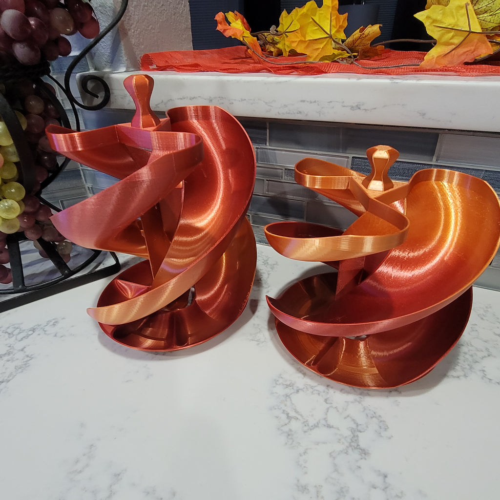 Egg, Fruit or K-Cup Spiral Tower | 3D Printed | Spiral | Display