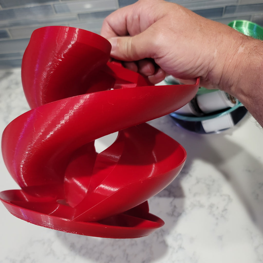 Egg, Fruit or K-Cup Spiral Tower | 3D Printed | Spiral | Display
